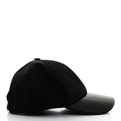 Louis Vuitton Calfskin Cotton Jacquard Monogram LV First Cap L Black 6 of 9