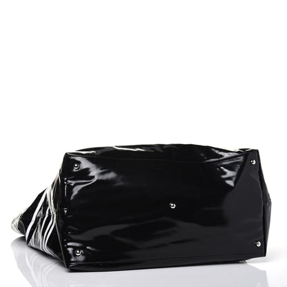 Chanel Vinyl Large La Pausa Bay Shopping Bag Black 5 of 25