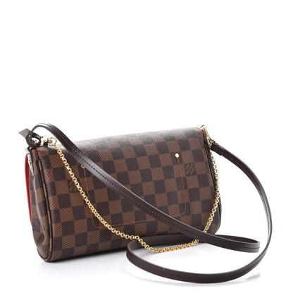 Louis Vuitton Damier Ebene Favorite MM 3 of 9