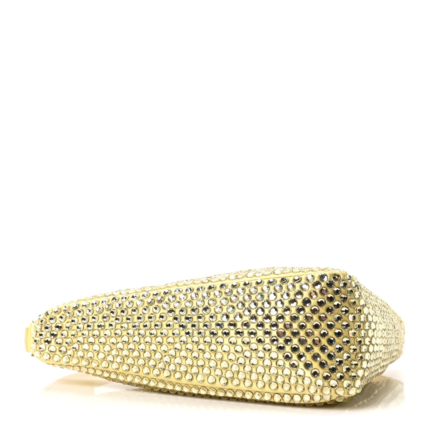 Satin Crystal Triangle Pouch Ananas
