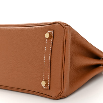 Hermes Togo Birkin 25 Gold 10 of 11