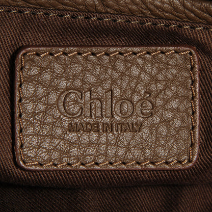 Chloe Calfskin Large Marcie Satchel Anchor Grey 6 of 10