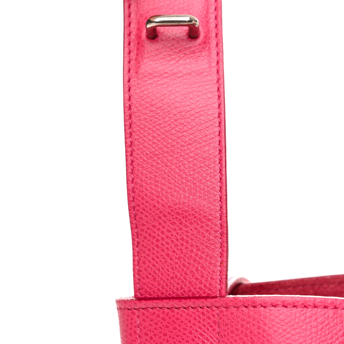 Grained Calfskin Medium Phantom Luggage Fuchsia