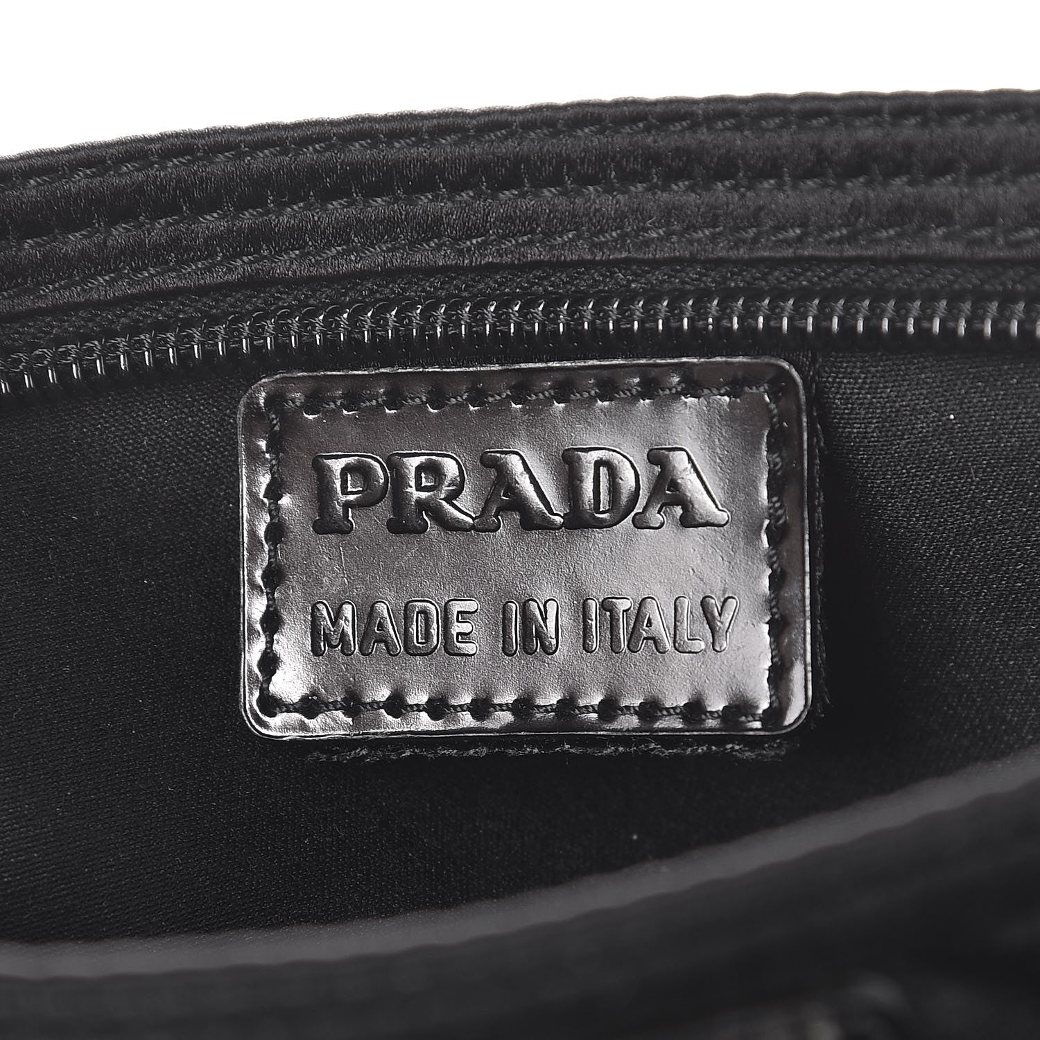 Prada Satin Evening Clutch Black 6 of 7