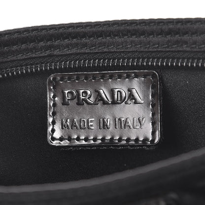 Prada Satin Evening Clutch Black 6 of 7