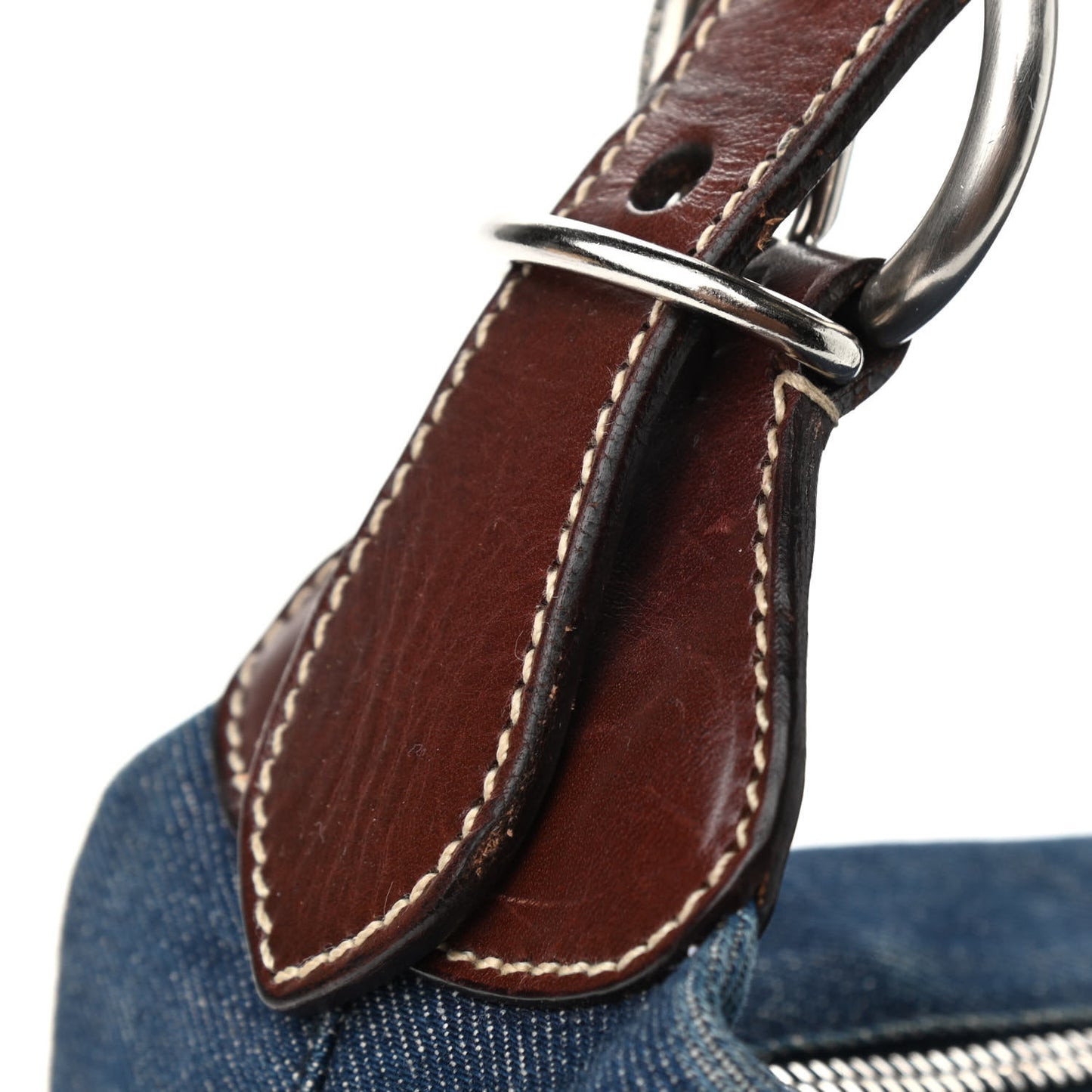 Denim Shoulder Bag Bleu