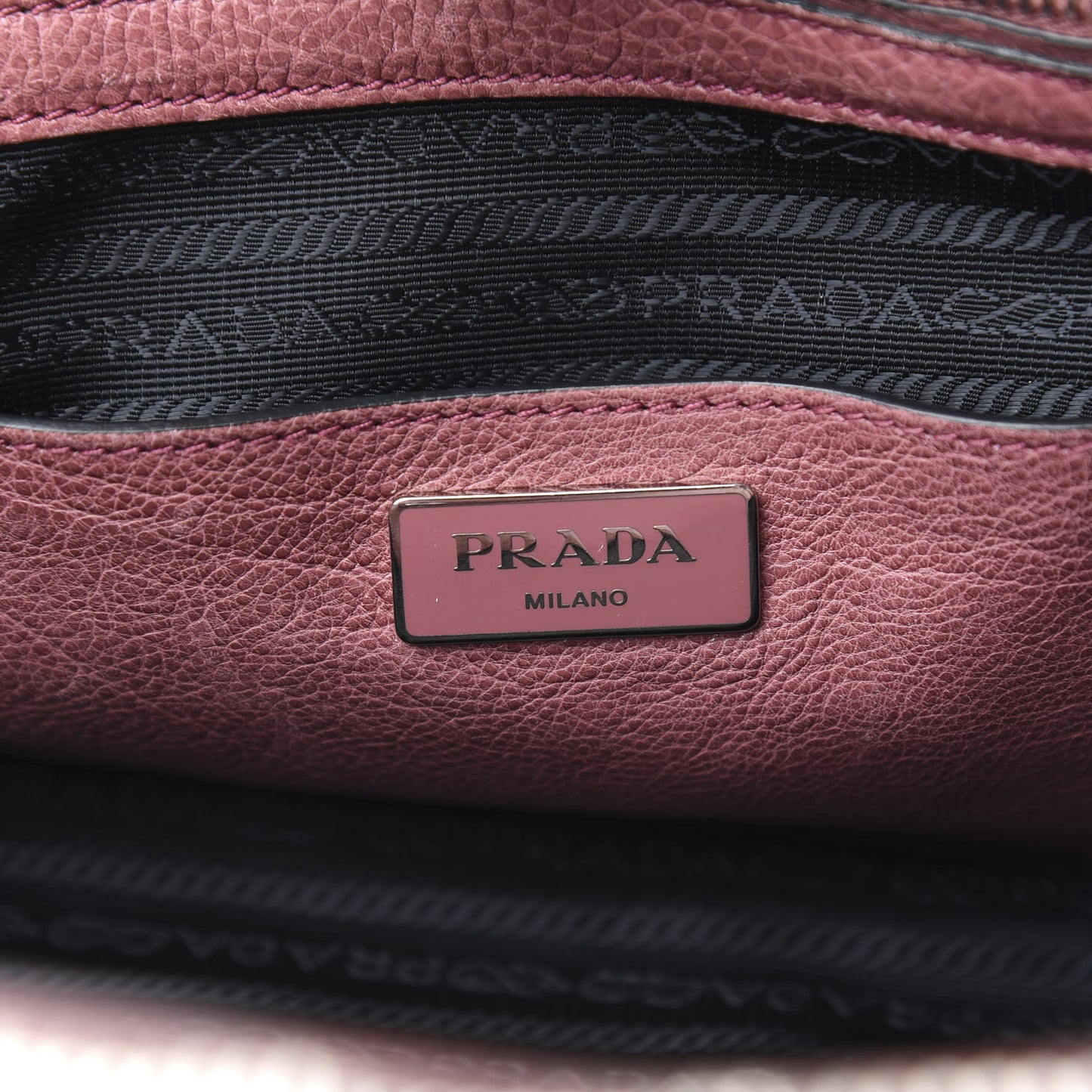 Glace Calf Small Twin Pocket Tote Pink
