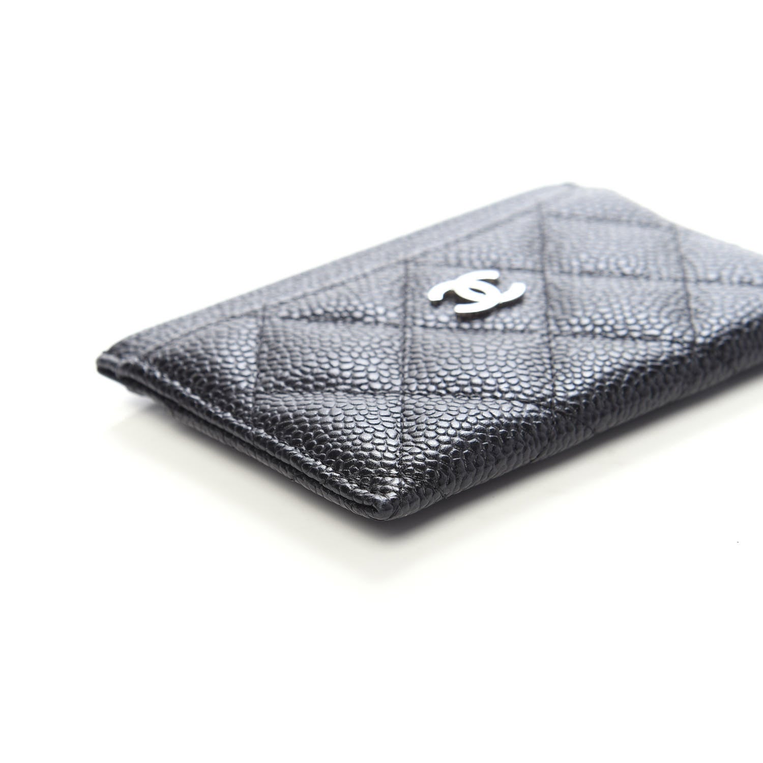 Chanel Caviar Quilted Card Holder Black 8 of 9