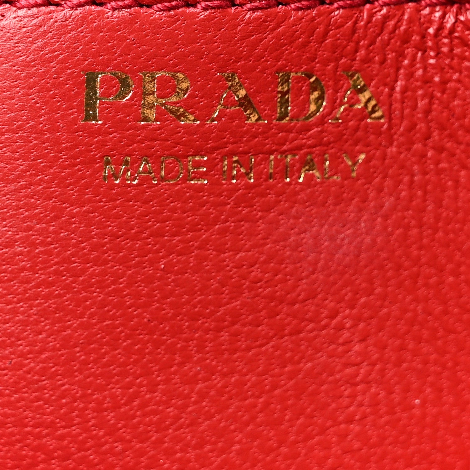 Prada Saffiano Lux Monochrome Chain Wallet Black 6 of 9
