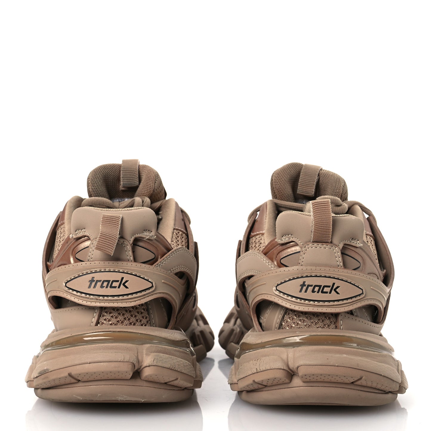 Mesh Rubber Uni-Matte Full Color Womens Track Sneakers 39 Full Beige
