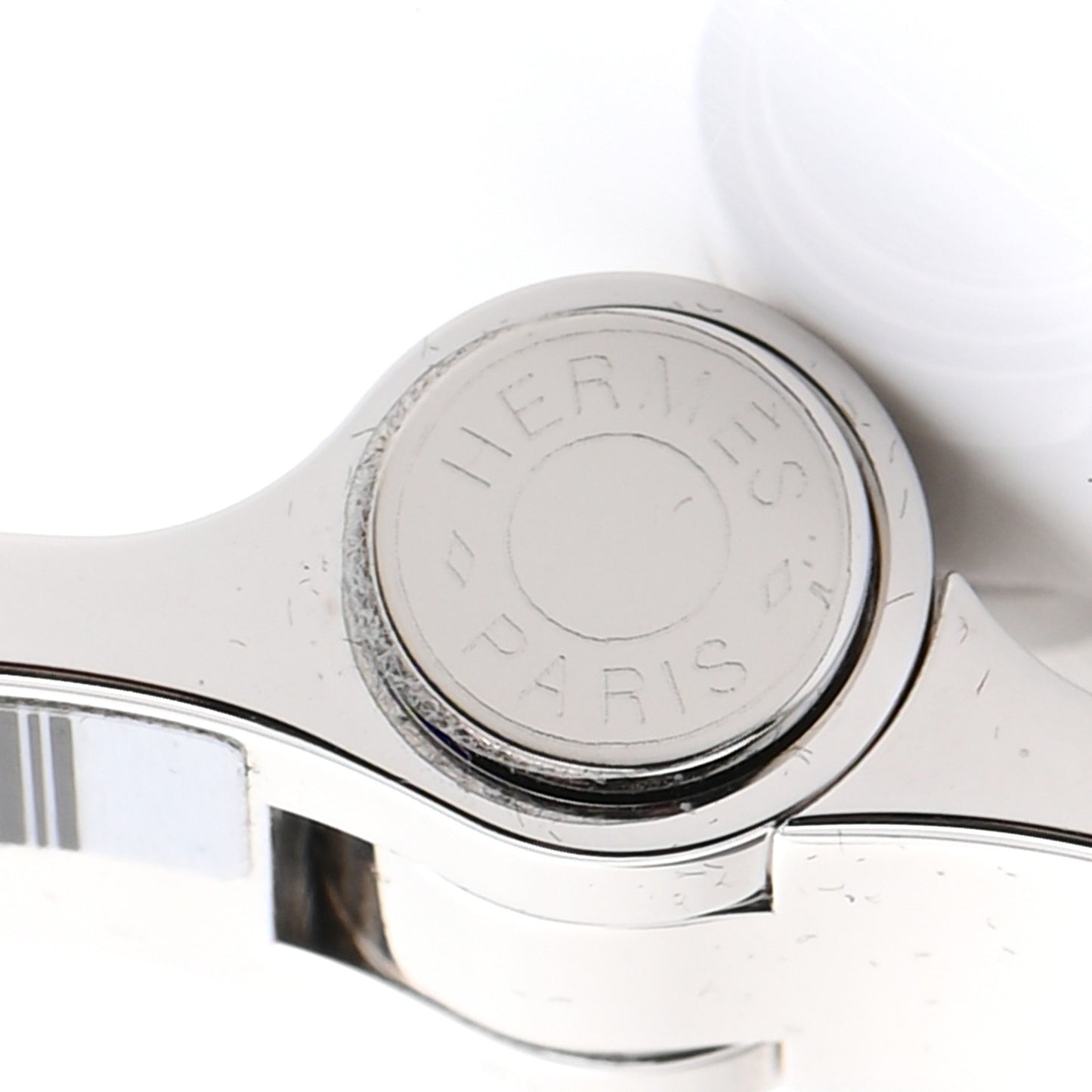 Enamel Printed Narrow Coup De Fouet Au Bloc Hinged Bracelet S Candeur