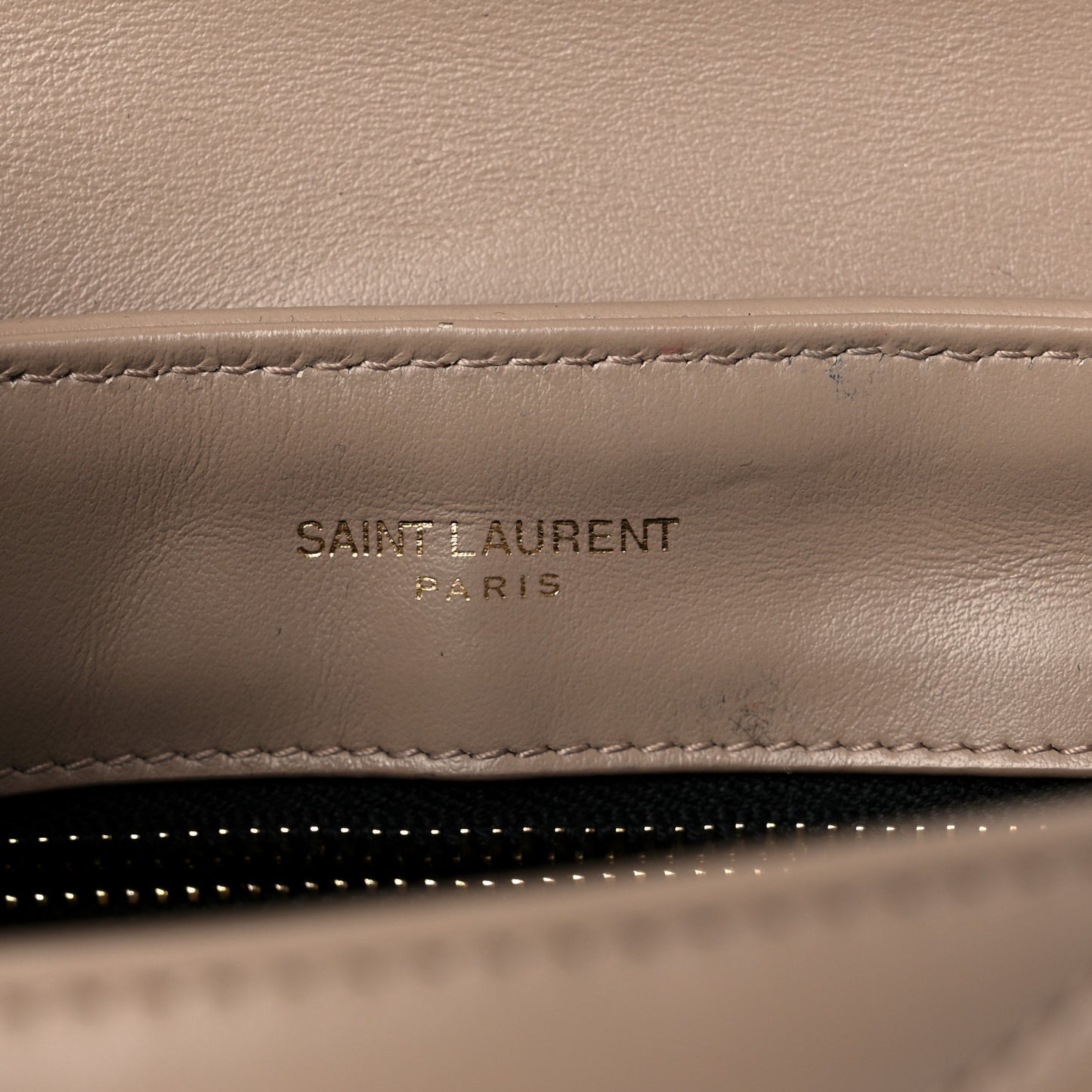 Calfskin Y Quilted Monogram Toy Loulou Crossbody Bag Dark Beige