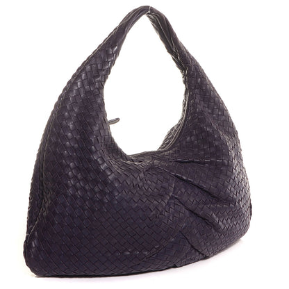 Bottega Veneta Nappa Intrecciato Pleated Large Veneta Hobo Turbolence 3 of 9