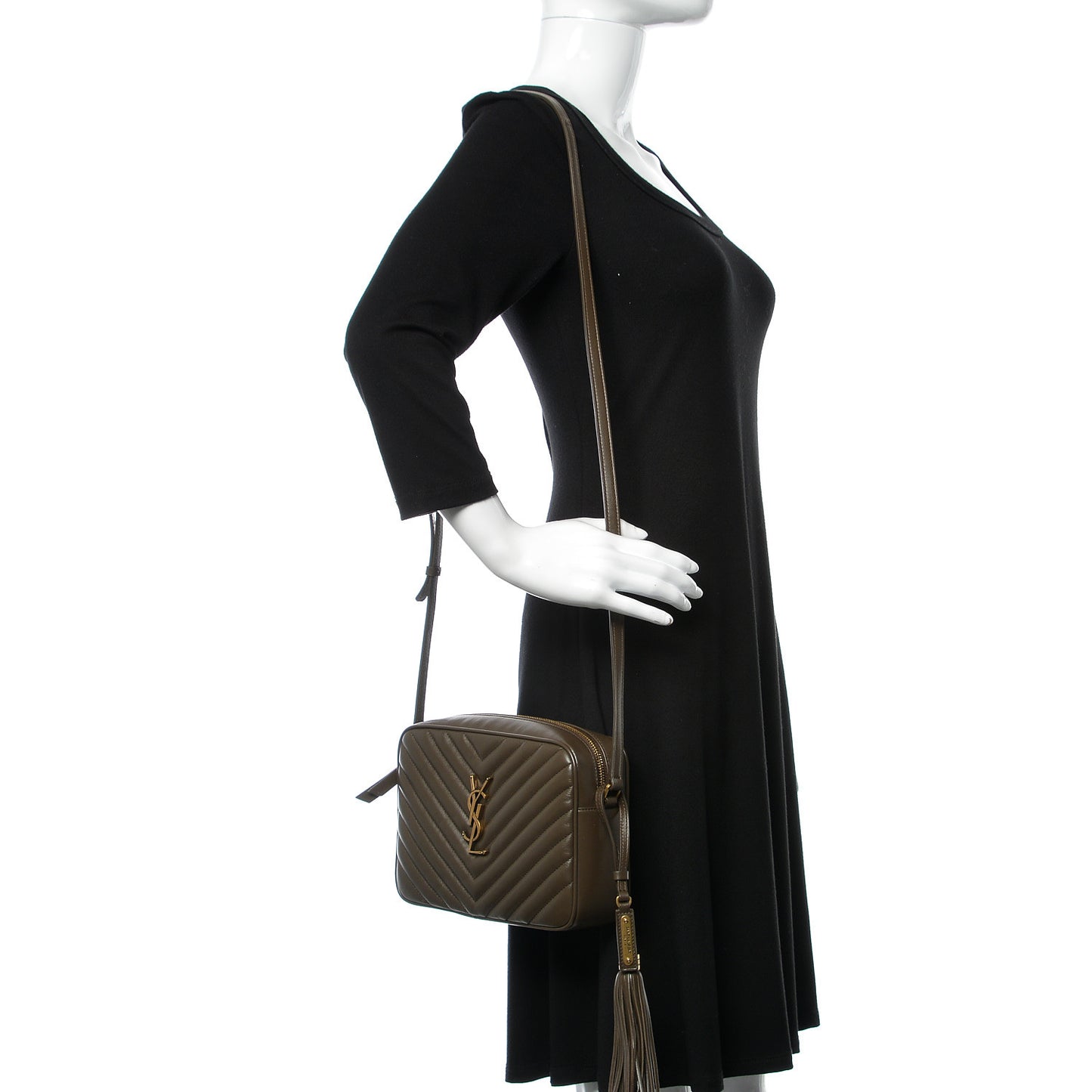 Calfskin Matelasse Monogram Lou Camera Bag Faggio