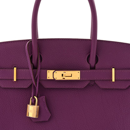 Hermes Togo Birkin 30 Anemone 8 of 10