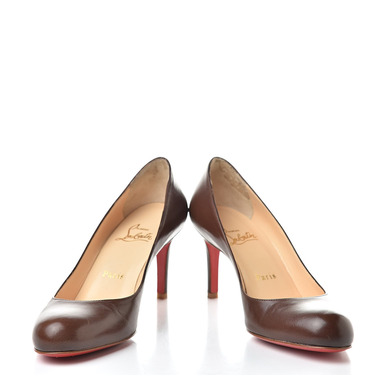 Christian Louboutin Kid Simple 70 Pumps 36.5 Brown 5 of 16