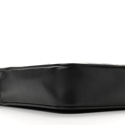 Christian Dior Calfskin Oblique Galaxy Perforated World Tour Messenger Pouch Black 9 of 11
