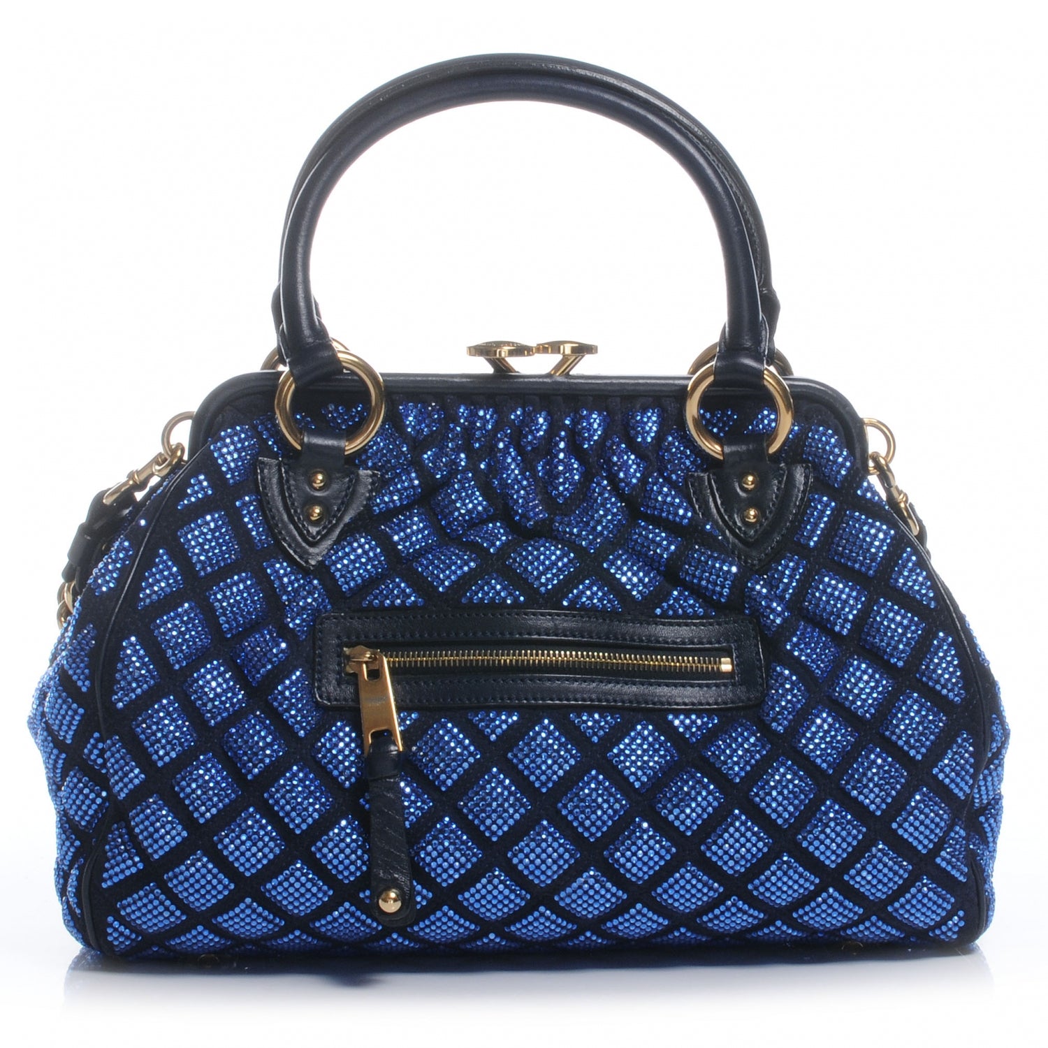 Marc Jacobs Satin Swarovski Crystals Night In Rio Stam Blue 1 of 8