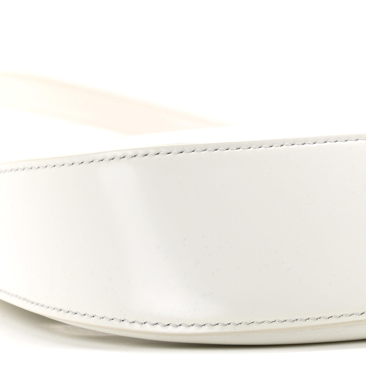 Prada Spazzolato Cleo Shoulder Bag White 9 of 10