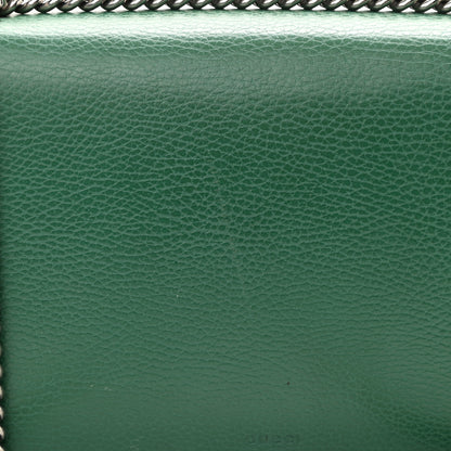 Gucci Pebbled Calfskin Small Dionysus Shoulder Bag Emerald 9 of 12