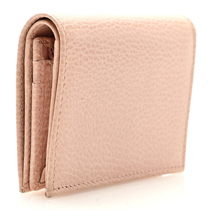 Gucci Pebbled Calfskin Butterfly Card Case Perfect Pink 3 of 6