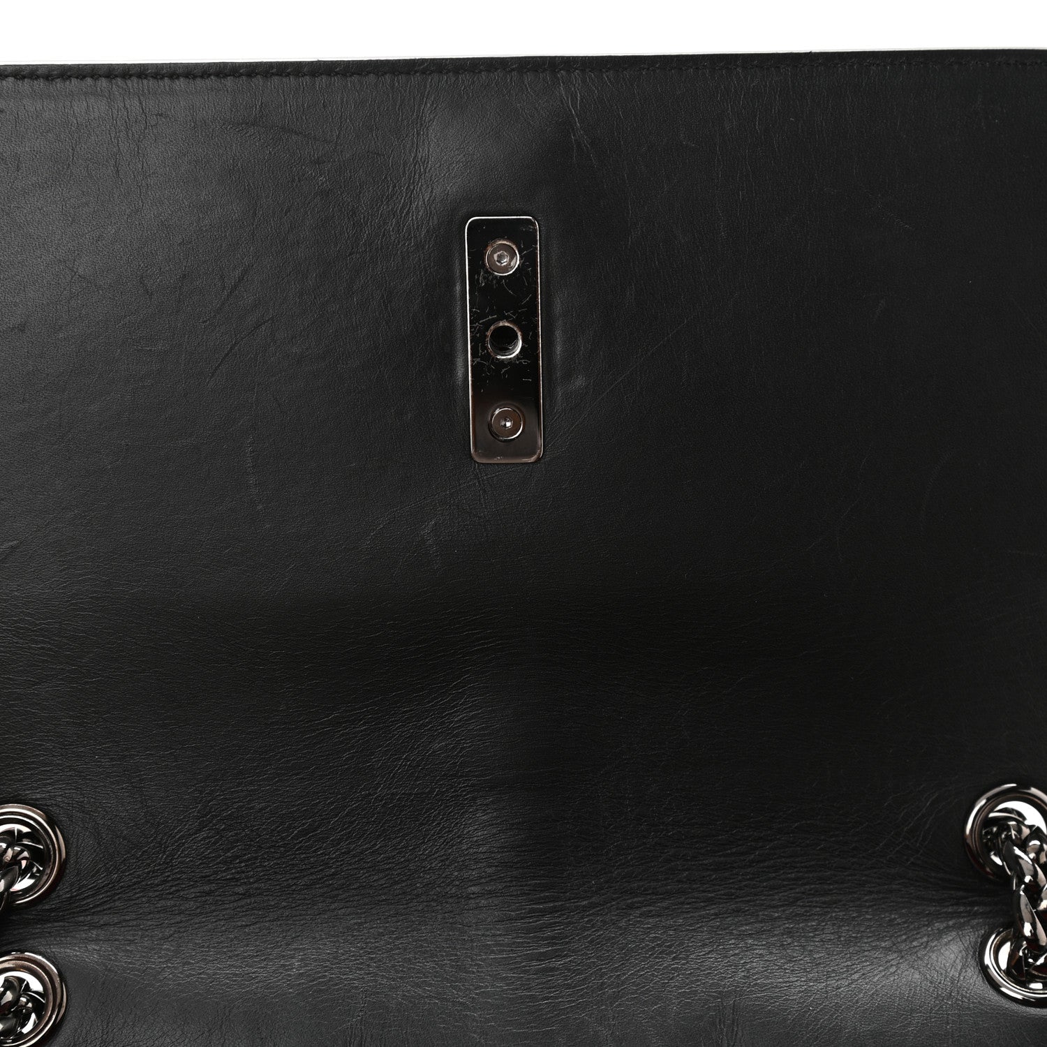 Christian Louboutin Calfskin Small Sweet Charity NV Shoulder Bag Black 9 of 9
