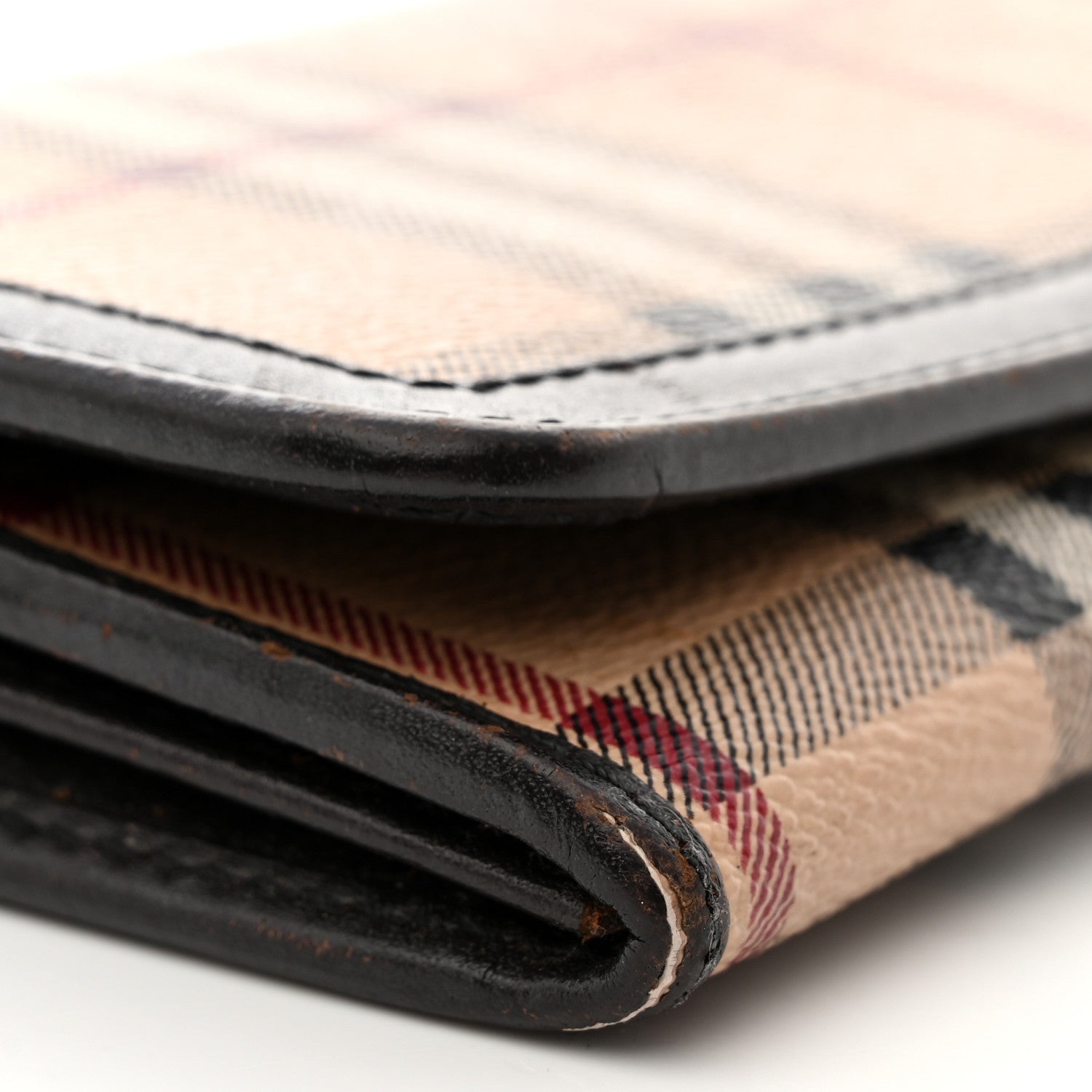 Burberry Haymarket Check Penrose Continental Wallet Brown 10 of 14