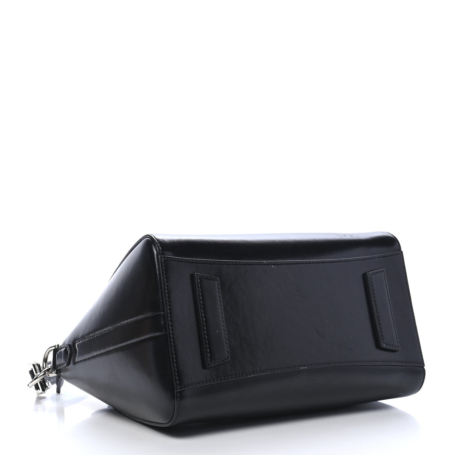 Shiny Lord Calfskin Small Antigona Black