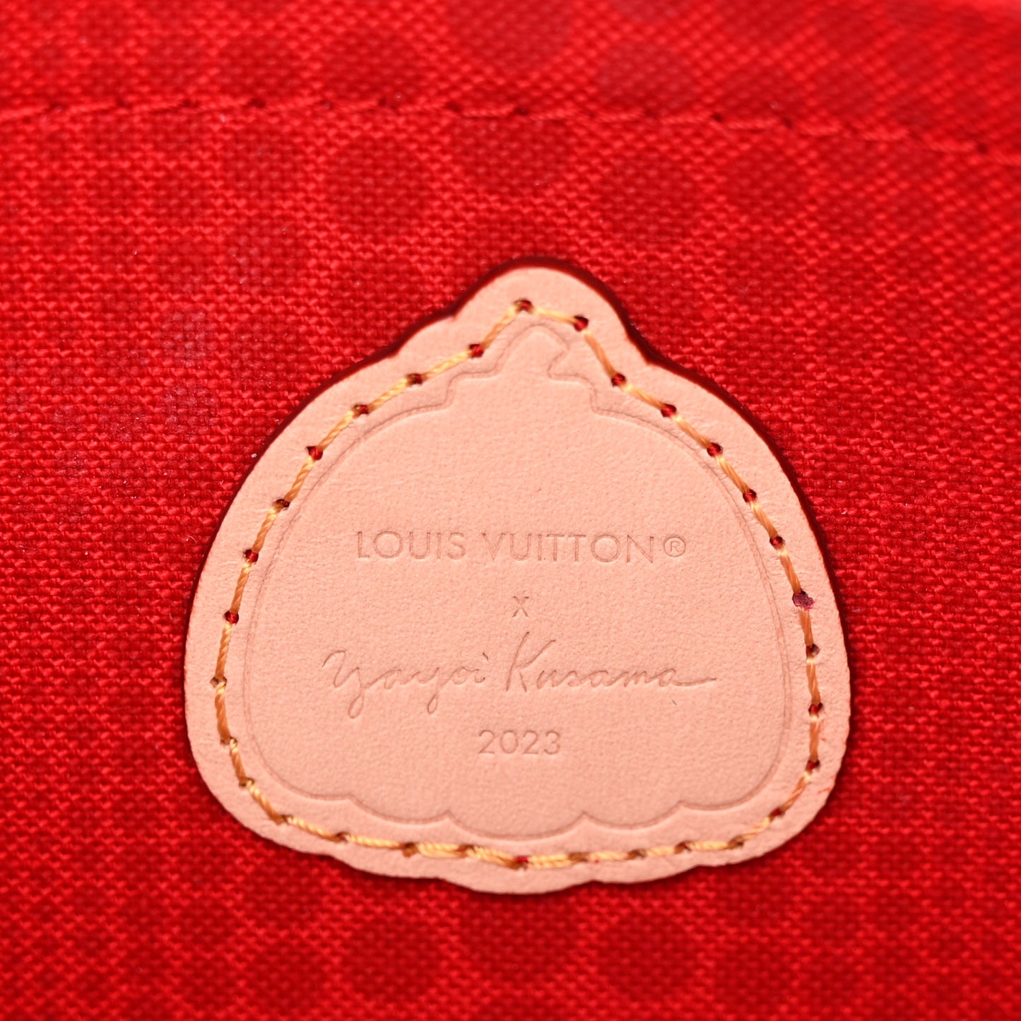 LV X YK Monogram Painted Dots Neverfull MM Pochette