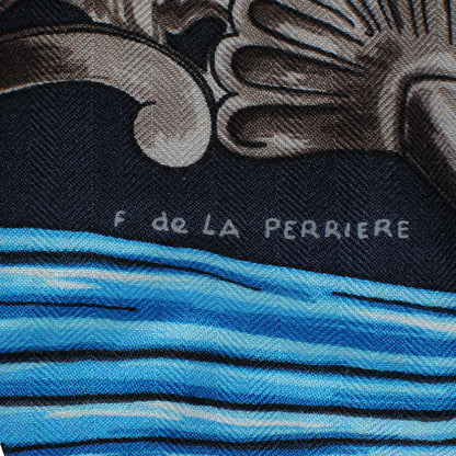 Hermes Cashmere Silk Etriers Shawl GM 140 Rose Indien 7 of 9