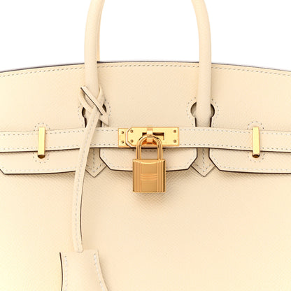 Hermes Epsom Birkin Sellier 25 Nata 8 of 11