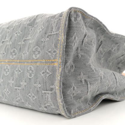 Louis Vuitton Monogram Denim Onthego MM Washed Gray 9 of 10