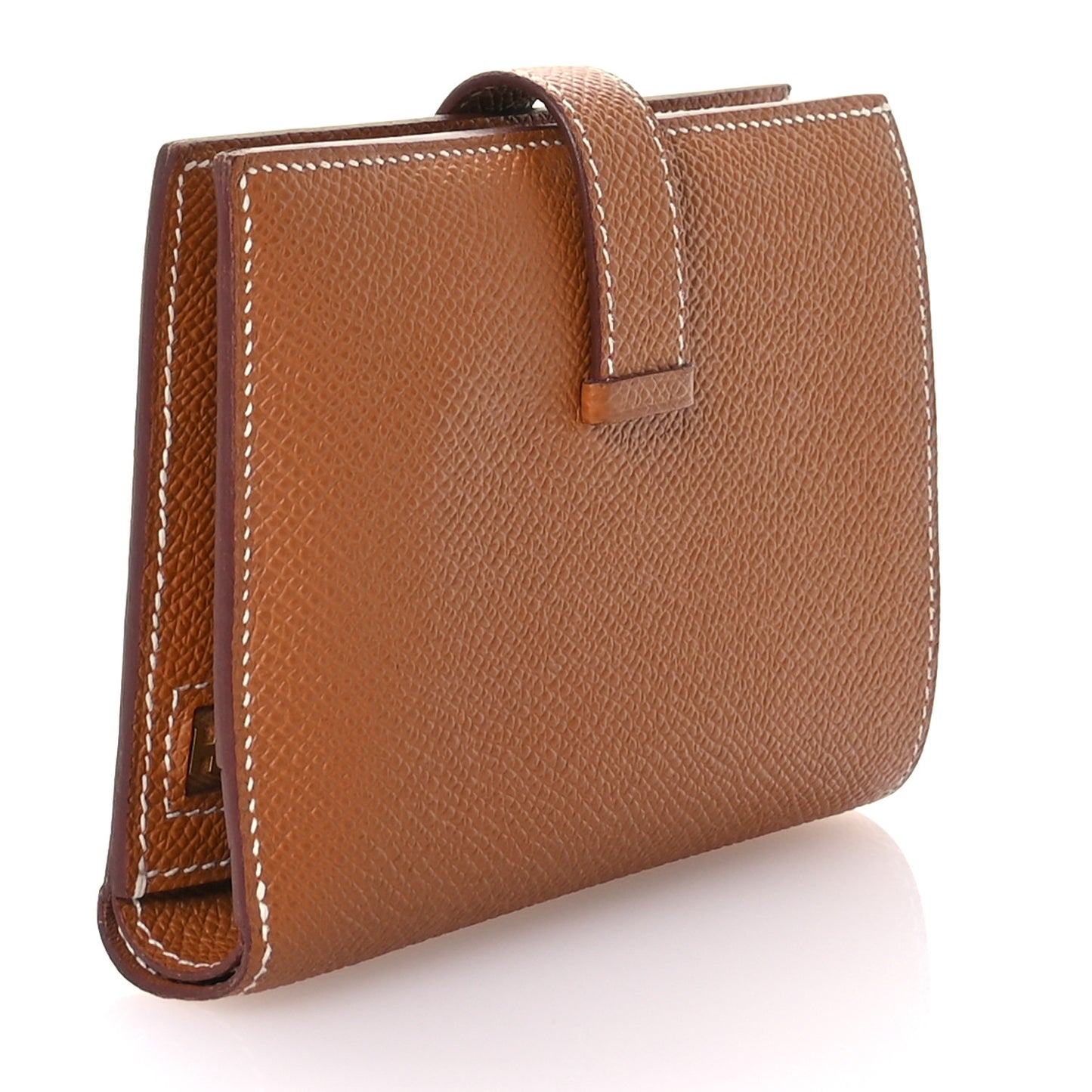 Epsom Bearn Compact Wallet Gold