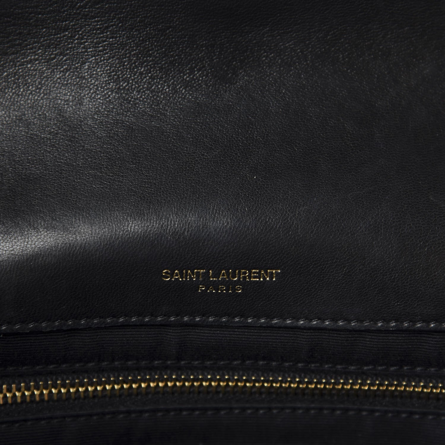 Saint Laurent Lambskin Patchwork Monogram Medium Jamie Black 9 of 11