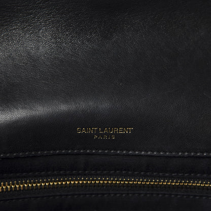 Saint Laurent Lambskin Patchwork Monogram Medium Jamie Black 9 of 11