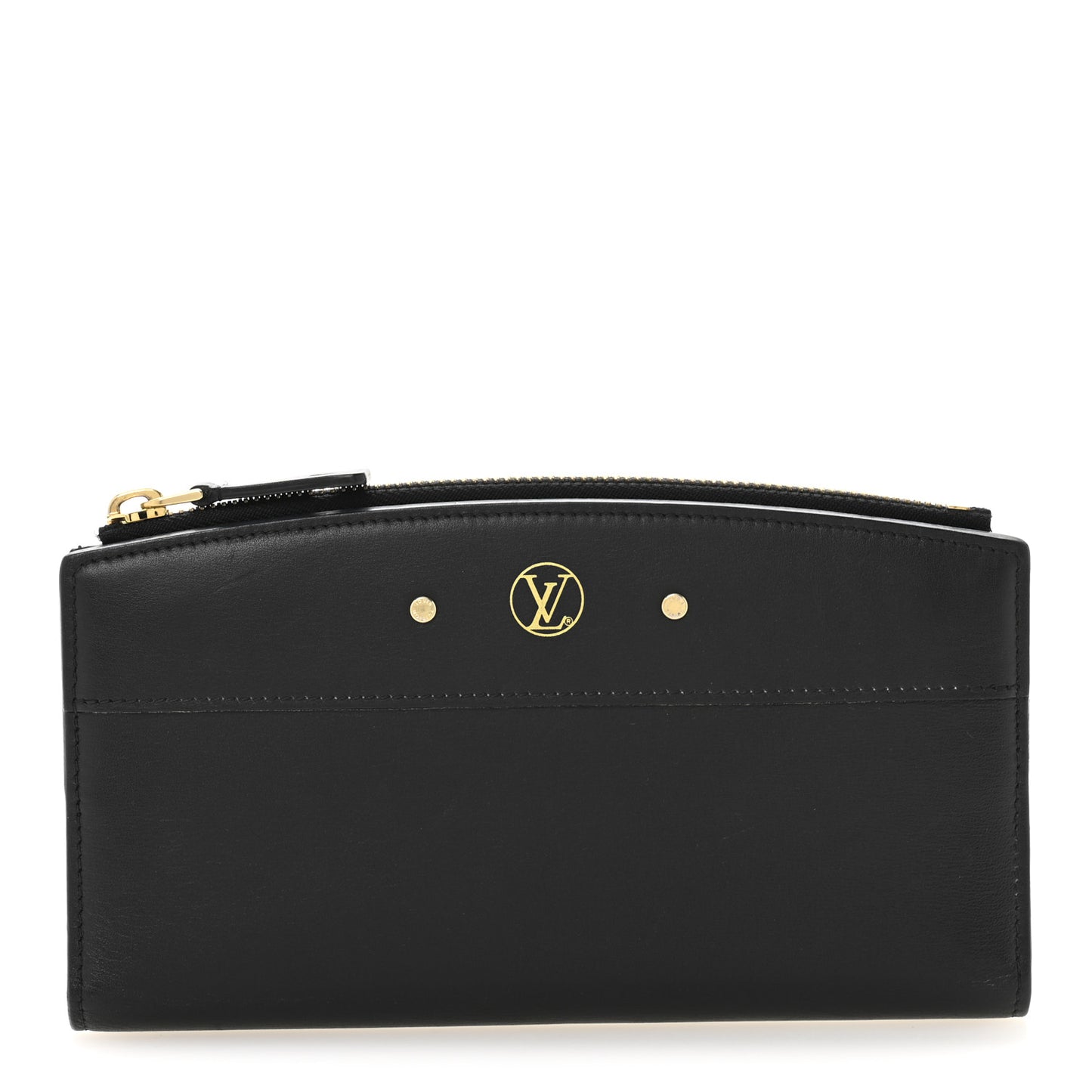 Calfskin City Steamer Wallet Black