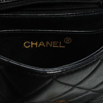 Chanel Lambskin Quilted Mini Square Flap Black 5 of 7