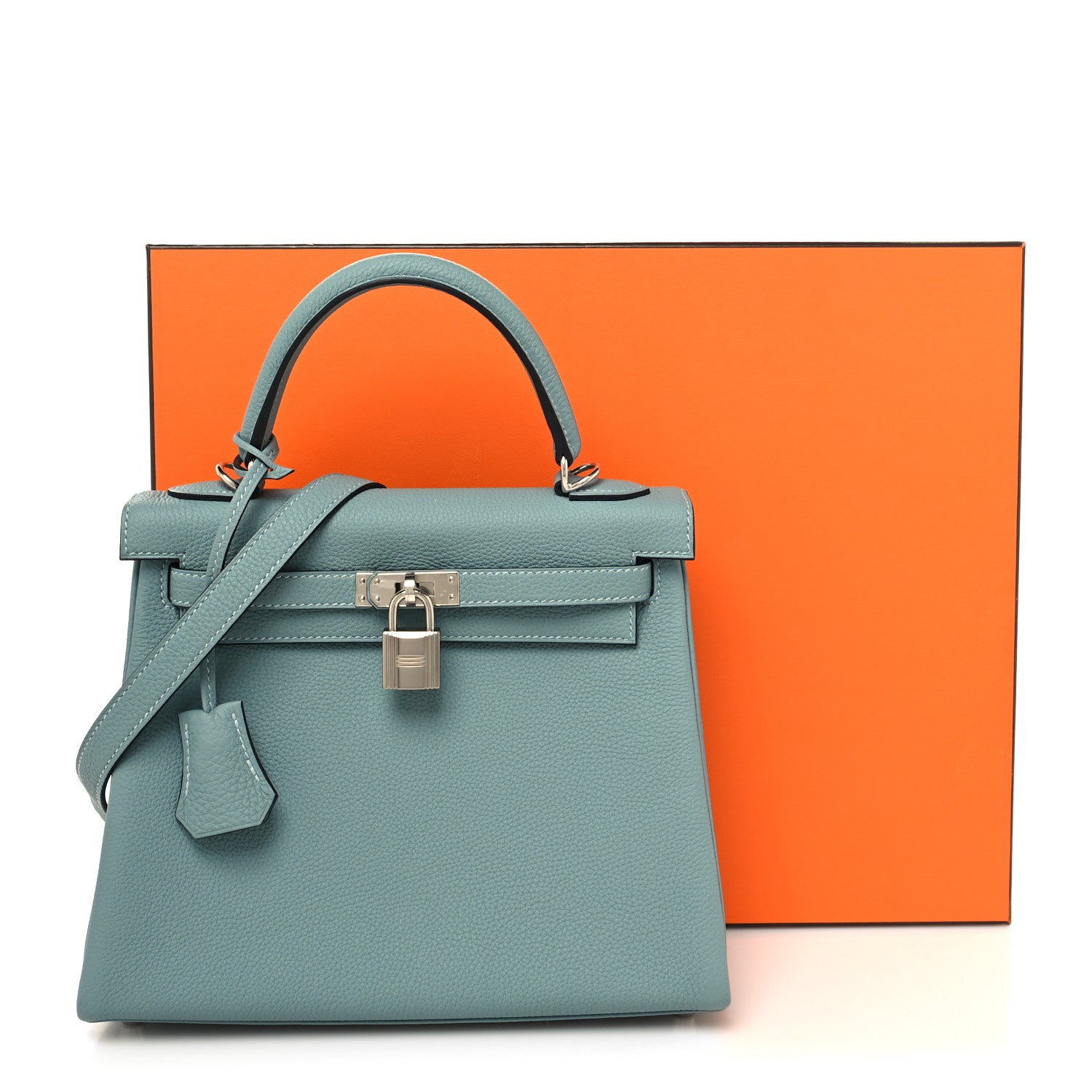 Hermes Togo Kelly Retourne 25 Ciel 12 of 12