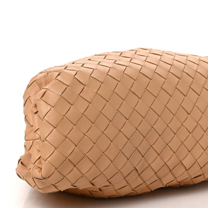 Bottega Veneta Nappa Maxi Intrecciato The Pouch Oversized Clutch Almond 8 of 9