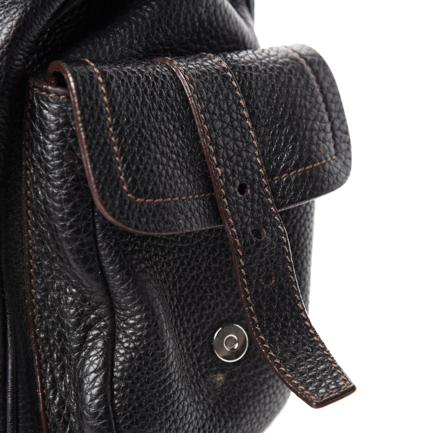 Prada Vitello Daino Shopping Tote Black 11 of 12