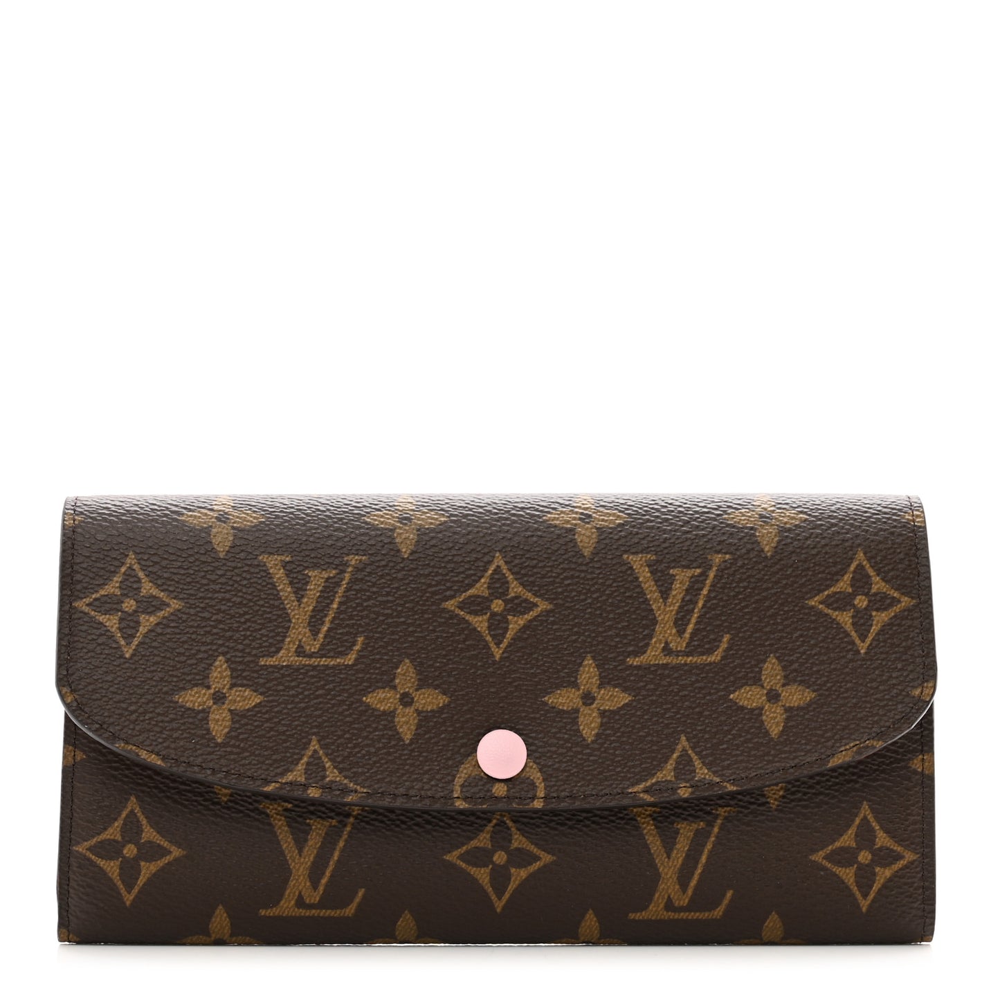 Monogram Emilie Wallet Rose Ballerine