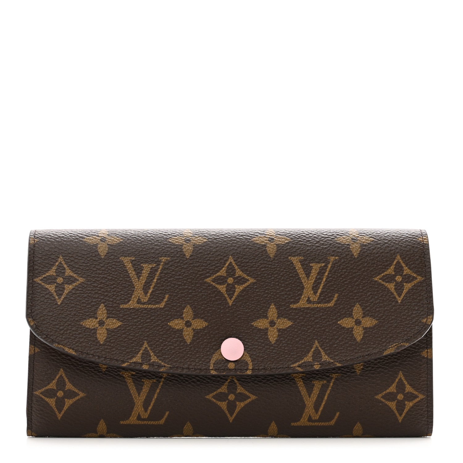 Louis Vuitton Monogram Emilie Wallet Rose Ballerine 1 of 7
