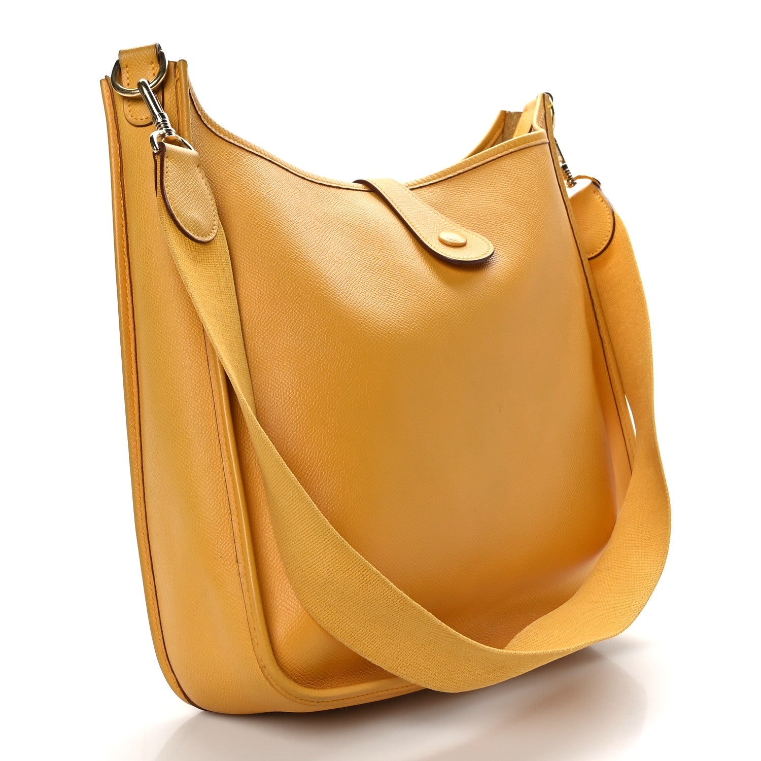 Hermes Courchevel Evelyne GM Jaune 3 of 8
