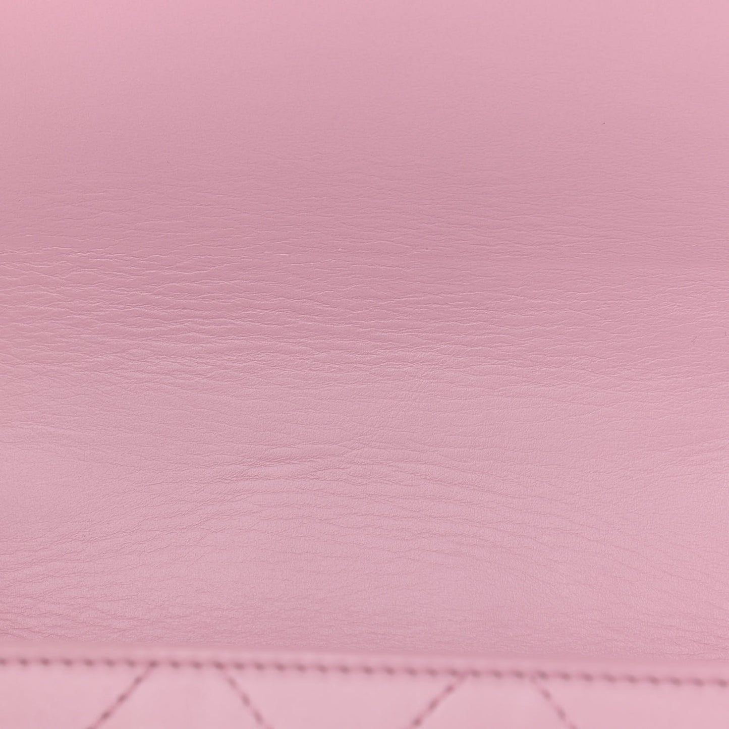 Calfskin Stitched Small Ring My Bag Flap Crossbody Pink