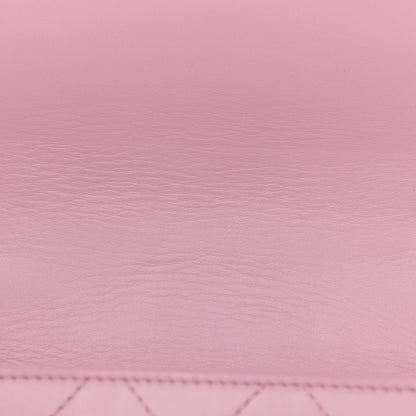 Chanel Calfskin Stitched Small Ring My Bag Flap Crossbody Pink 10 of 10