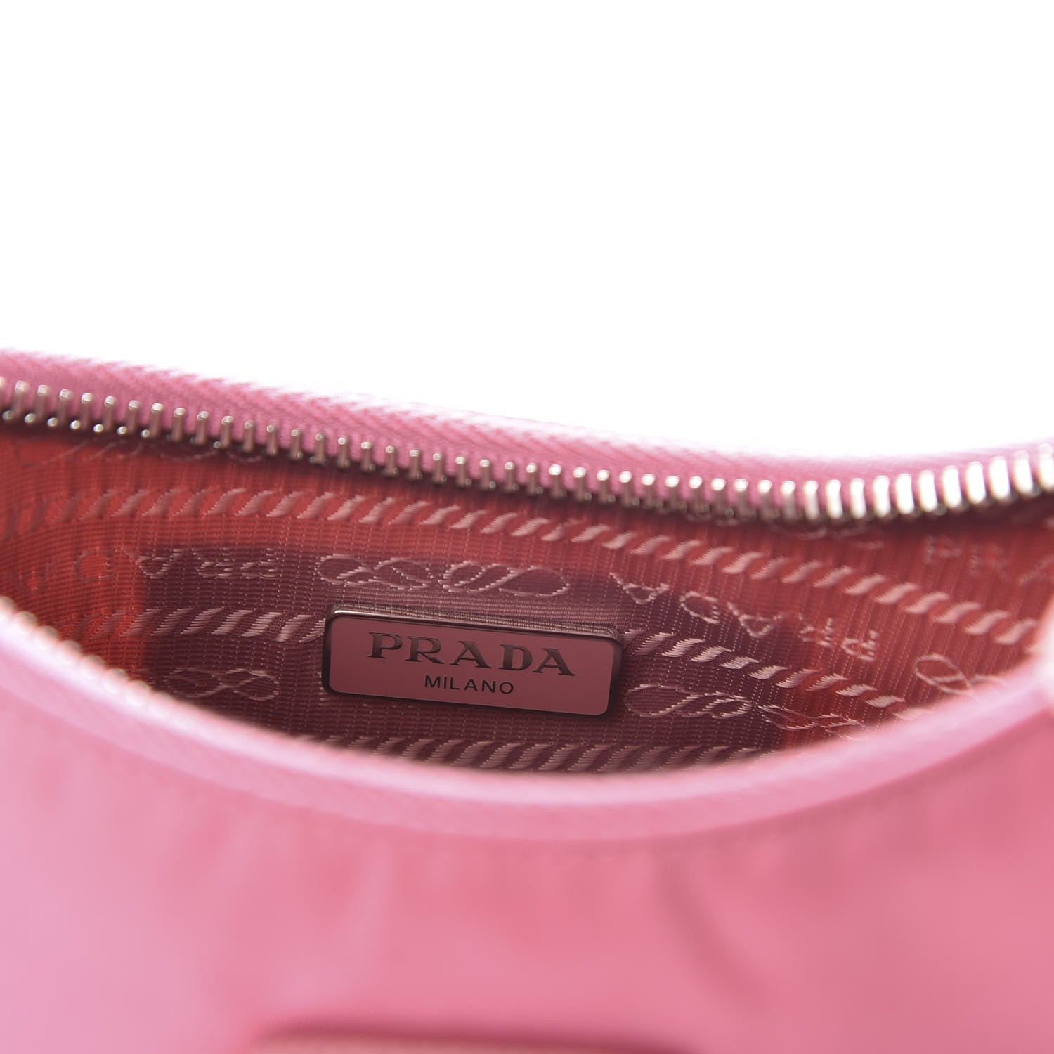 Prada Nylon Re-Edition 2005 Shoulder Bag Begonia 8 of 10