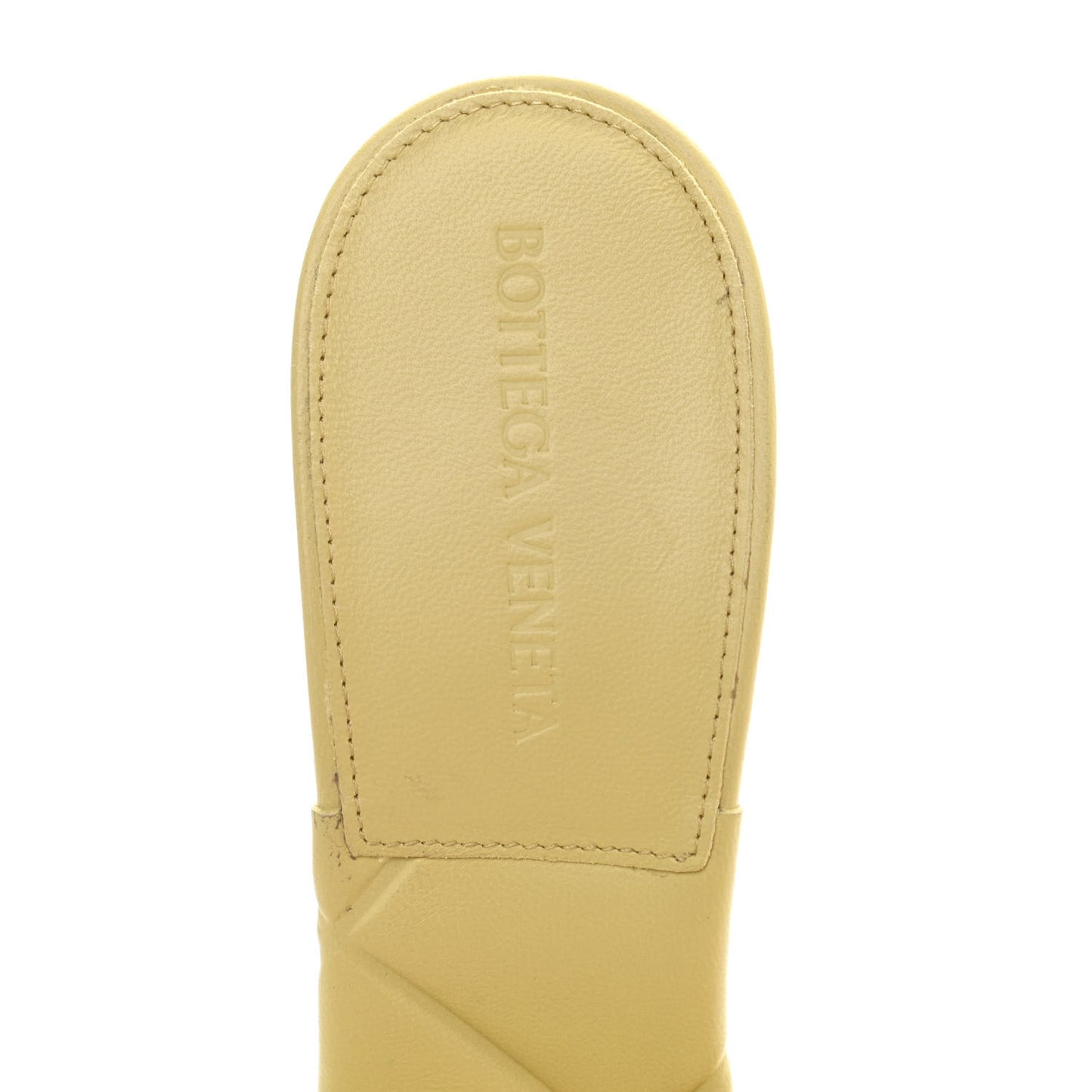 Nappa Quilted Rubber Lido Mule Sandals 39 Moon Beam