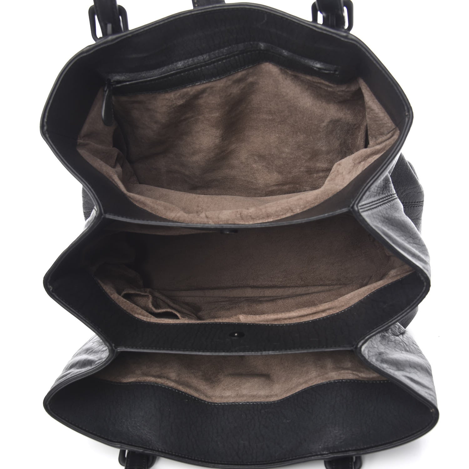 Bottega Veneta Grained Lambskin Medium Roma Tote Black 5 of 10
