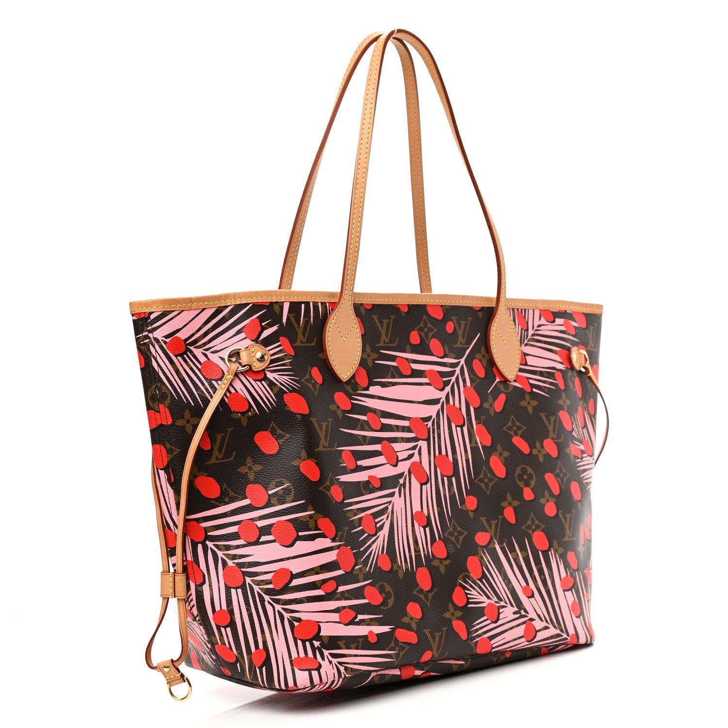 Louis Vuitton Monogram Jungle Dots Neo Neverfull MM Sugar Pink Poppy 3 of 10