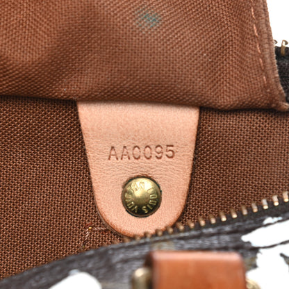 Louis Vuitton Monogram Graffiti Speedy 30 Silver 7 of 21